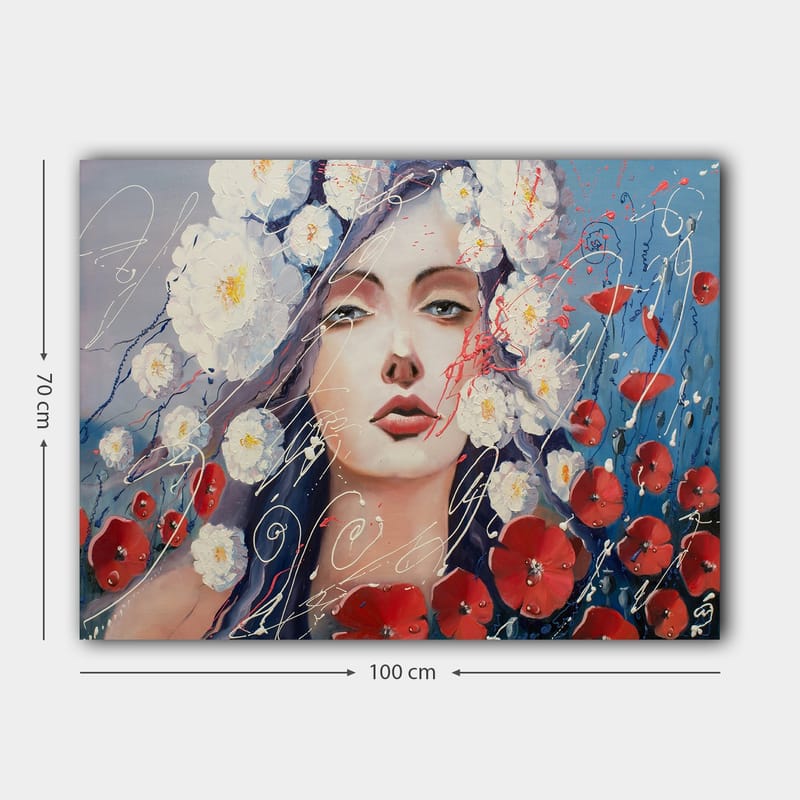 Dekorativ Canvastavla 70x100 cm - Flerfärgad - Inredning - Tavlor & konst - Canvastavlor