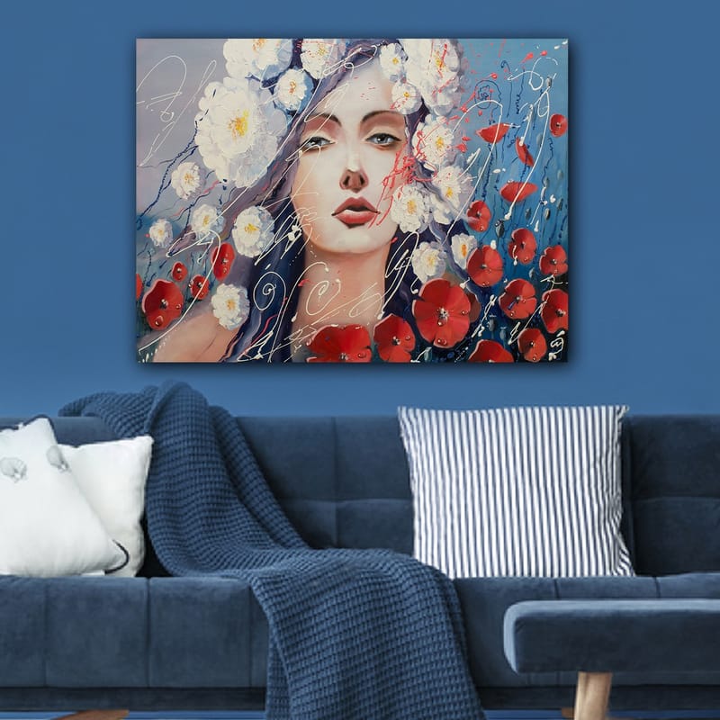 Dekorativ Canvastavla 70x100 cm - Flerfärgad - Inredning - Tavlor & konst - Canvastavlor
