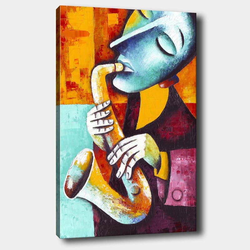 Dekorativ Canvastavla 70x100 cm - Flerfärgad - Inredning - Tavlor & konst - Canvastavlor