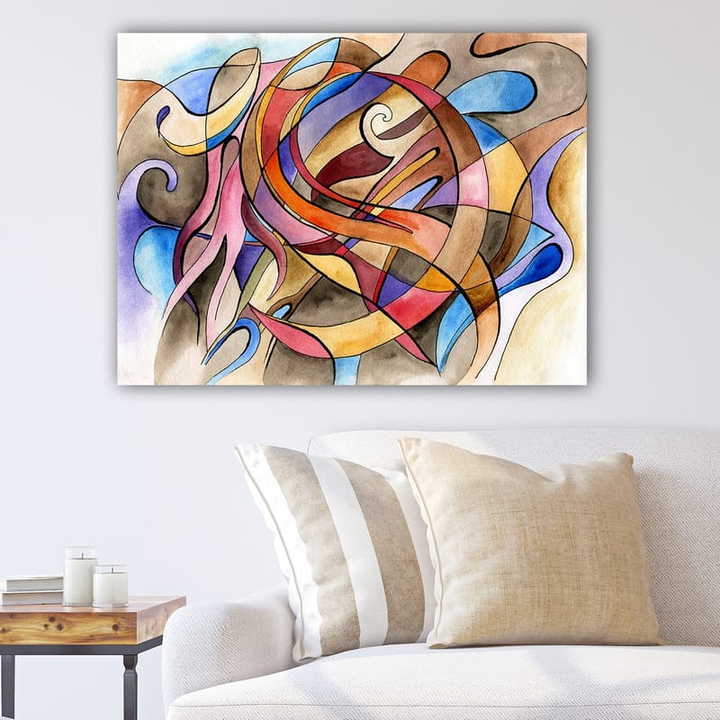 Dekorativ Canvastavla 70x100 cm - Flerfärgad - Inredning - Tavlor & konst - Canvastavlor