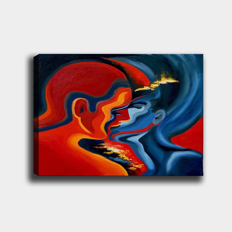 Dekorativ Canvastavla 70x100 cm - Flerfärgad - Inredning - Tavlor & konst - Canvastavlor