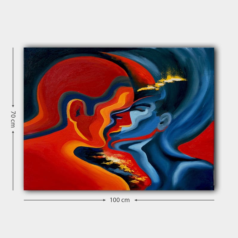 Dekorativ Canvastavla 70x100 cm - Flerfärgad - Inredning - Tavlor & konst - Canvastavlor