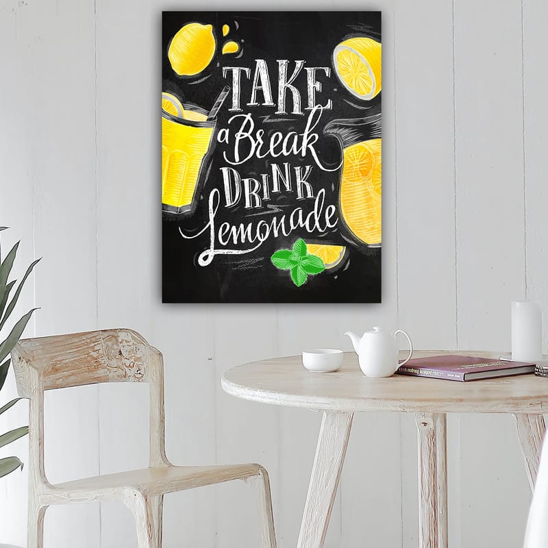 Dekorativ Canvastavla 70x100 cm - Flerfärgad - Inredning - Tavlor & konst - Canvastavlor