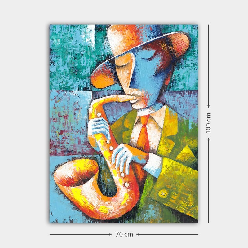 Dekorativ Canvastavla 70x100 cm - Flerfärgad - Inredning - Tavlor & konst - Canvastavlor