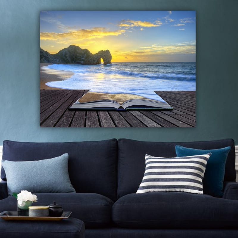 Dekorativ Canvastavla 70x100 cm - Flerfärgad - Inredning - Tavlor & konst - Canvastavlor