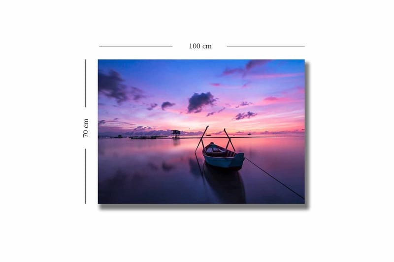 Dekorativ Canvastavla 70x100 cm - Flerfärgad - Inredning - Tavlor & konst - Canvastavlor