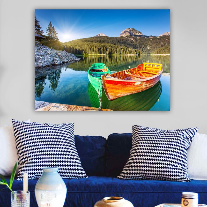 Dekorativ Canvastavla 70x100 cm - Flerfärgad - Inredning - Tavlor & konst - Canvastavlor