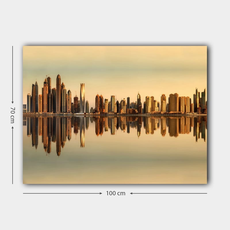 Dekorativ Canvastavla 70x100 cm - Flerfärgad - Inredning - Tavlor & konst - Canvastavlor