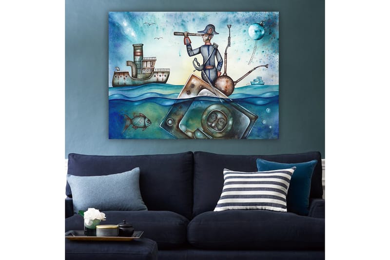 Dekorativ Canvastavla 70x100 cm - Flerfärgad - Inredning - Tavlor & konst - Canvastavlor