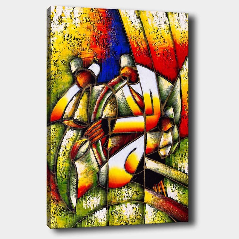 Dekorativ Canvastavla 70x100 cm - Flerfärgad - Inredning - Tavlor & konst - Canvastavlor