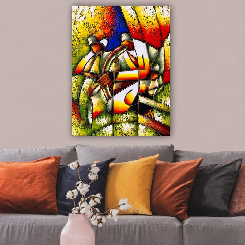 Dekorativ Canvastavla 70x100 cm - Flerfärgad - Inredning - Tavlor & konst - Canvastavlor