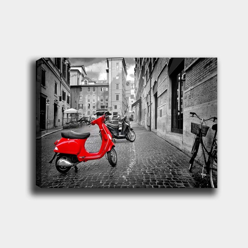 Dekorativ Canvastavla 70x100 cm - Flerfärgad - Inredning - Tavlor & konst - Canvastavlor