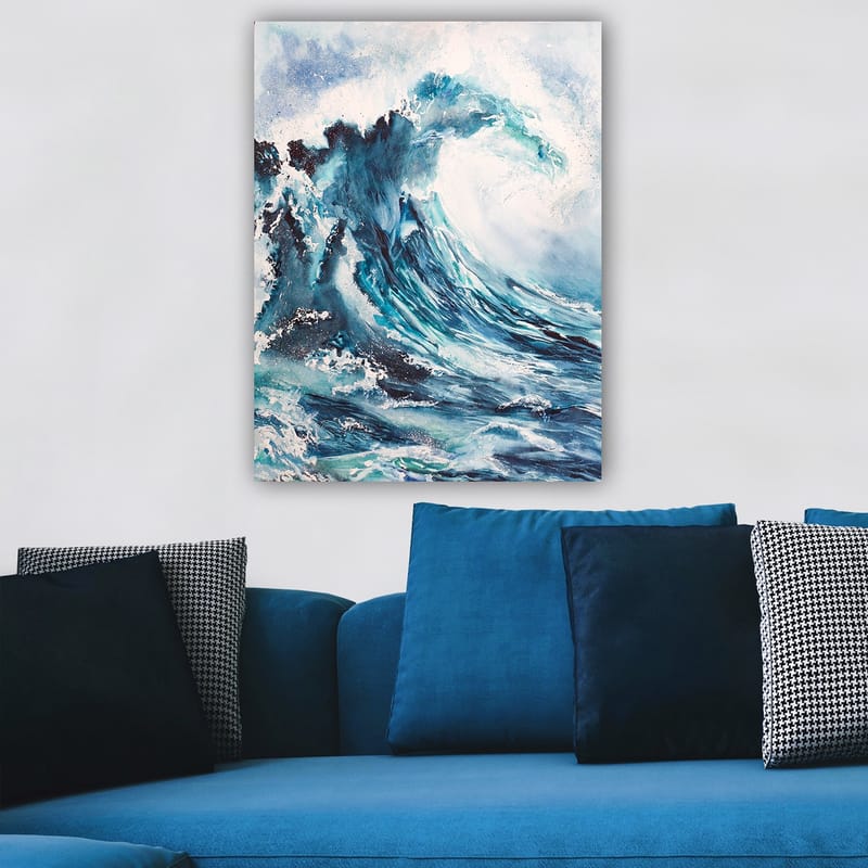 Dekorativ Canvastavla 70x100 cm - Flerfärgad - Inredning - Tavlor & konst - Canvastavlor