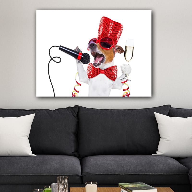Dekorativ Canvastavla 70x100 cm - Flerfärgad - Inredning - Tavlor & konst - Canvastavlor
