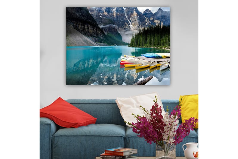 Dekorativ Canvastavla 70x100 cm - Flerfärgad - Inredning - Tavlor & konst - Canvastavlor