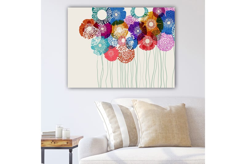 Dekorativ Canvastavla 70x100 cm - Flerfärgad - Inredning - Tavlor & konst - Canvastavlor