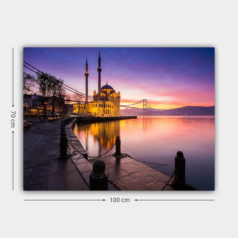 Dekorativ Canvastavla 70x100 cm - Flerfärgad - Inredning - Tavlor & konst - Canvastavlor