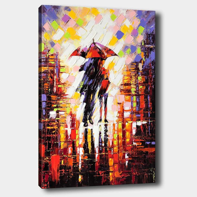 Dekorativ Canvastavla 70x100 cm - Flerfärgad - Inredning - Tavlor & konst - Canvastavlor
