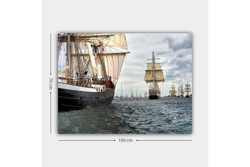 Dekorativ Canvastavla 70x100 cm - Flerfärgad - Inredning - Tavlor & konst - Canvastavlor