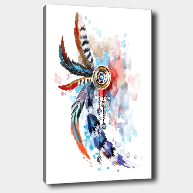 Dekorativ Canvastavla 70x100 cm - Flerfärgad - Inredning - Tavlor & konst - Canvastavlor