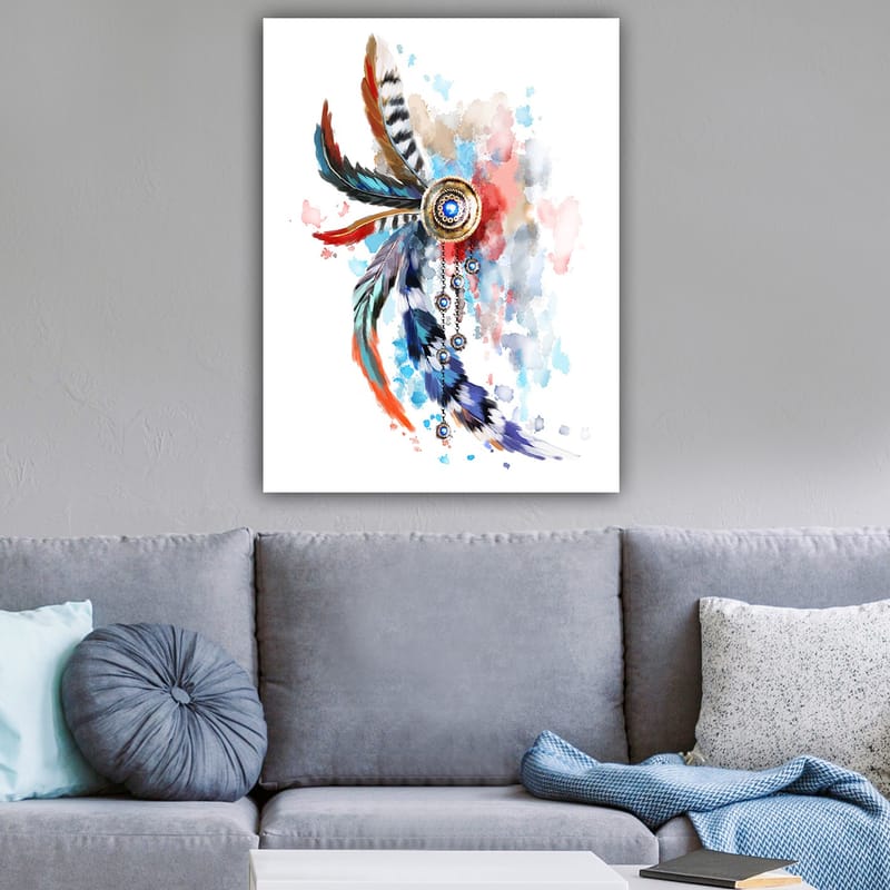 Dekorativ Canvastavla 70x100 cm - Flerfärgad - Inredning - Tavlor & konst - Canvastavlor