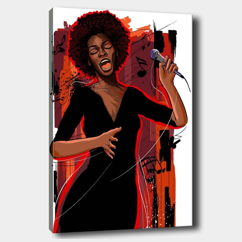 Dekorativ Canvastavla 70x100 cm - Flerfärgad - Inredning - Tavlor & konst - Canvastavlor