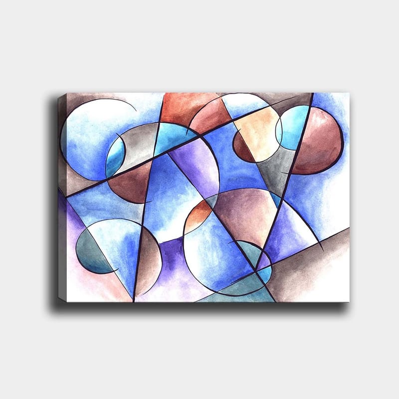 Dekorativ Canvastavla 70x100 cm - Flerfärgad - Inredning - Tavlor & konst - Canvastavlor
