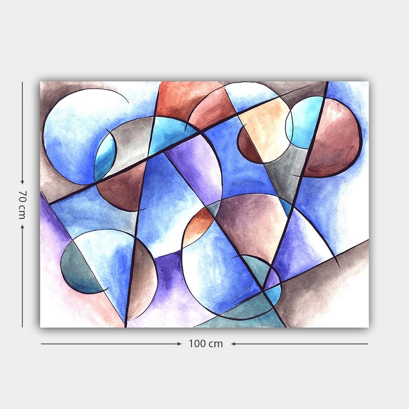 Dekorativ Canvastavla 70x100 cm - Flerfärgad - Inredning - Tavlor & konst - Canvastavlor