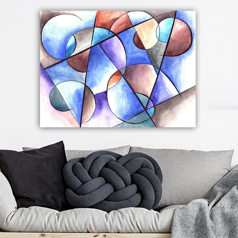 Dekorativ Canvastavla 70x100 cm - Flerfärgad - Inredning - Tavlor & konst - Canvastavlor