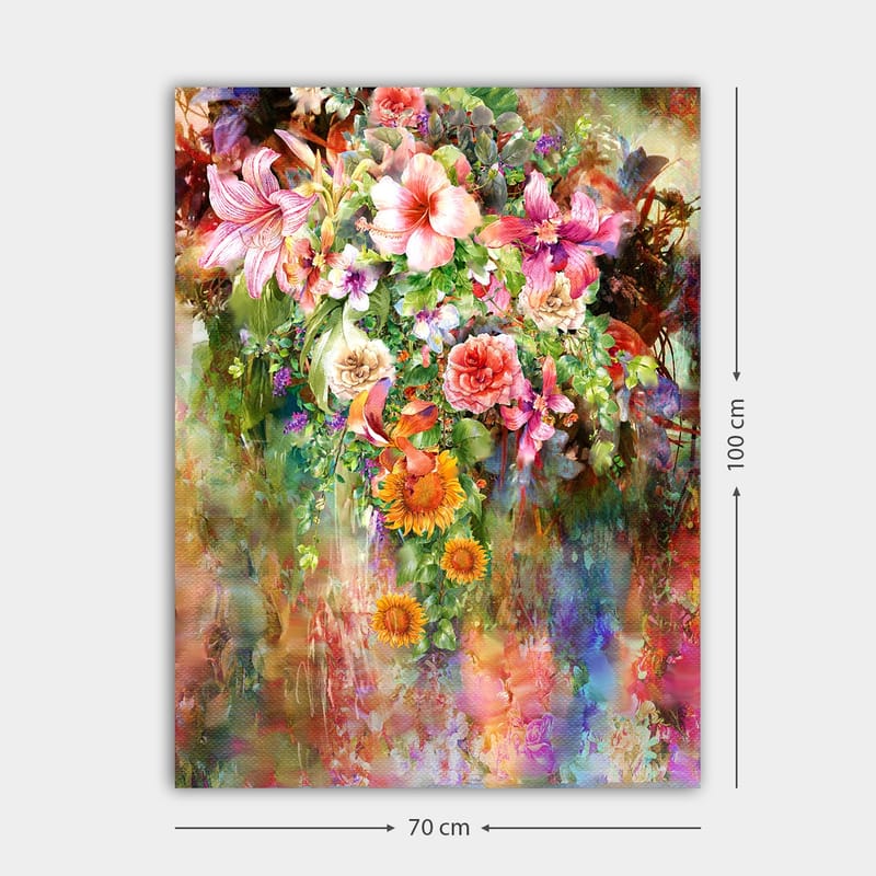 Dekorativ Canvastavla 70x100 cm - Flerfärgad - Inredning - Tavlor & konst - Canvastavlor