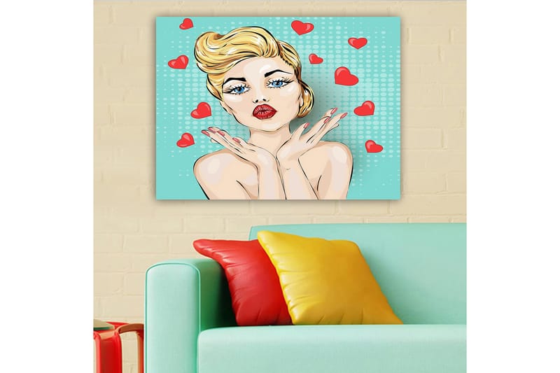 Dekorativ Canvastavla 70x100 cm - Flerfärgad - Inredning - Tavlor & konst - Canvastavlor
