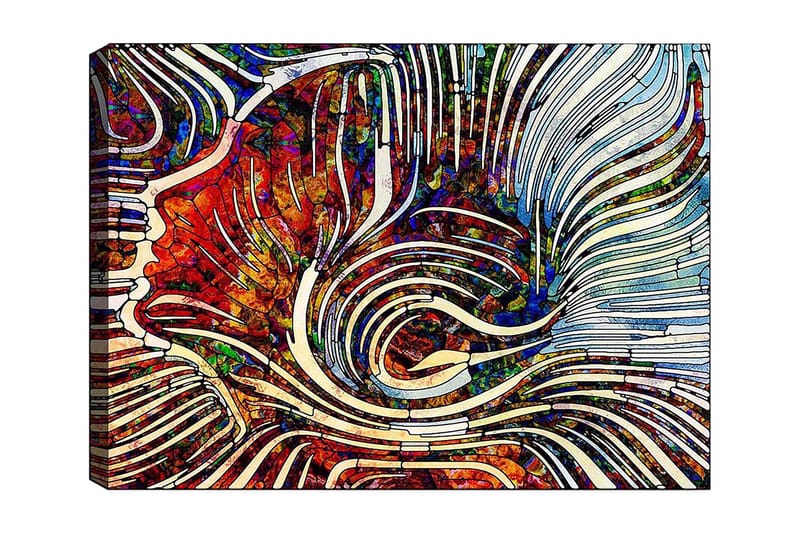 Dekorativ Canvastavla 70x100 cm - Flerfärgad - Inredning - Tavlor & konst - Canvastavlor