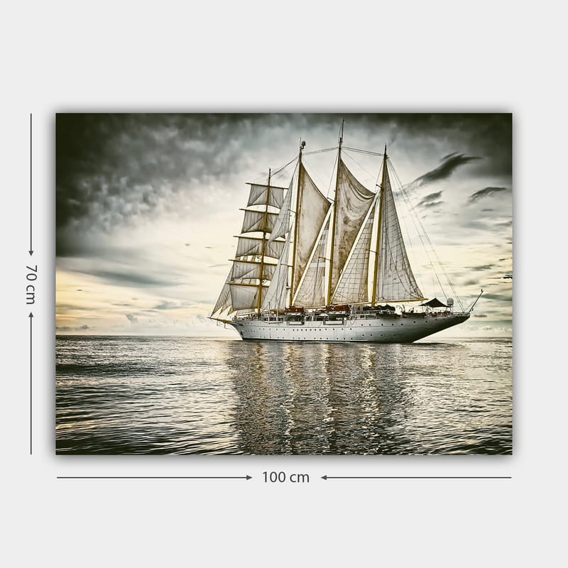 Dekorativ Canvastavla 70x100 cm - Flerfärgad - Inredning - Tavlor & konst - Canvastavlor