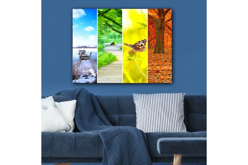 Dekorativ Canvastavla 70x100 cm - Flerfärgad - Inredning - Tavlor & konst - Canvastavlor