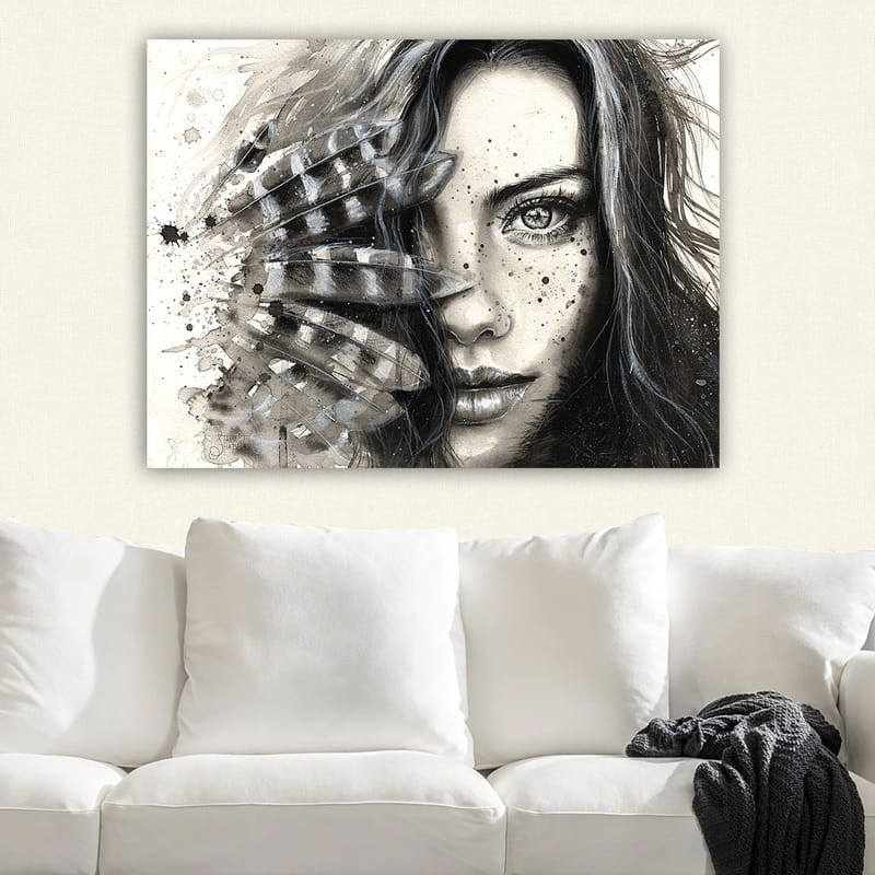 Dekorativ Canvastavla 70x100 cm - Flerfärgad - Inredning - Tavlor & konst - Canvastavlor