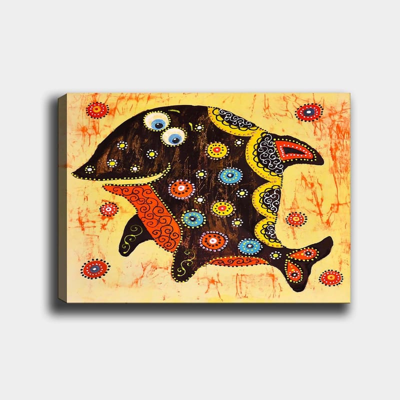 Dekorativ Canvastavla 70x100 cm - Flerfärgad - Inredning - Tavlor & konst - Canvastavlor