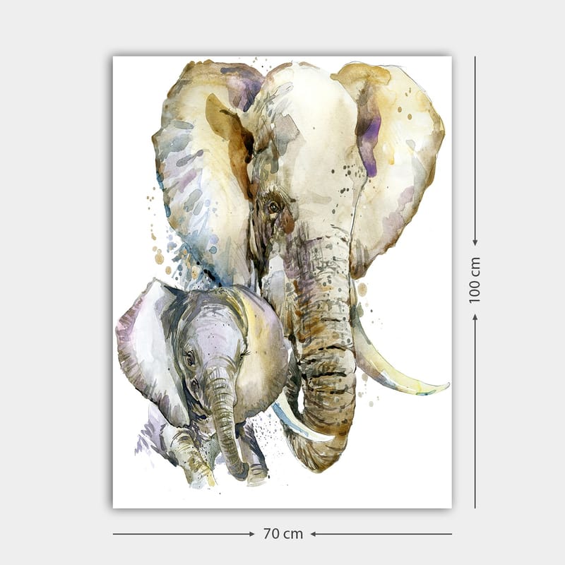 Dekorativ Canvastavla 70x100 cm - Flerfärgad - Inredning - Tavlor & konst - Canvastavlor