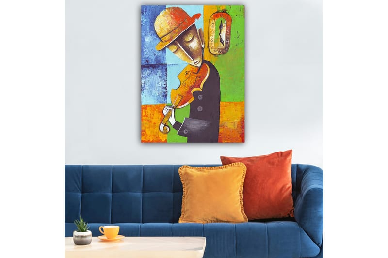 Dekorativ Canvastavla 70x100 cm - Flerfärgad - Inredning - Tavlor & konst - Canvastavlor