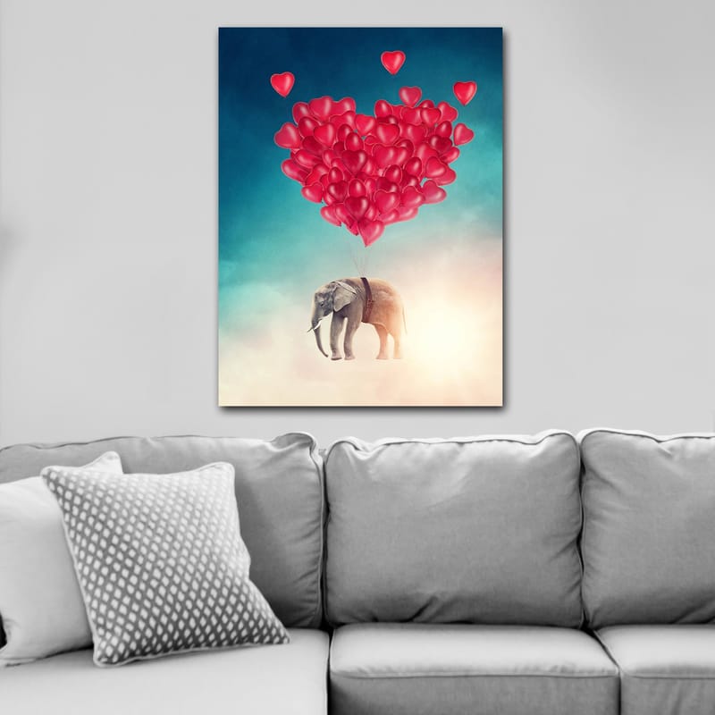 Dekorativ Canvastavla 70x100 cm - Flerfärgad - Inredning - Tavlor & konst - Canvastavlor