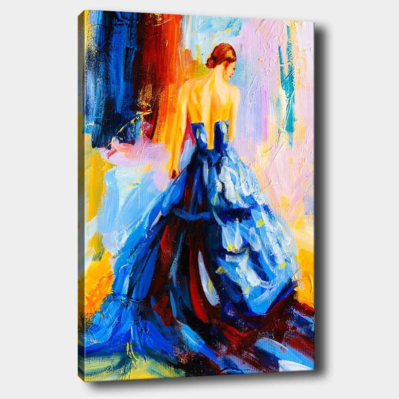 Dekorativ Canvastavla 70x100 cm - Flerfärgad - Inredning - Tavlor & konst - Canvastavlor