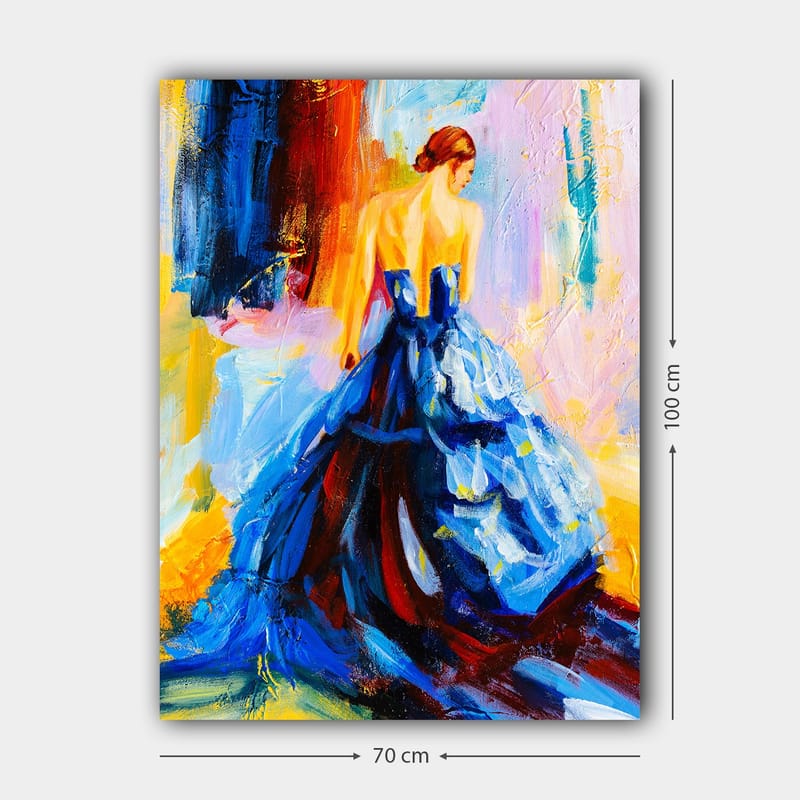 Dekorativ Canvastavla 70x100 cm - Flerfärgad - Inredning - Tavlor & konst - Canvastavlor