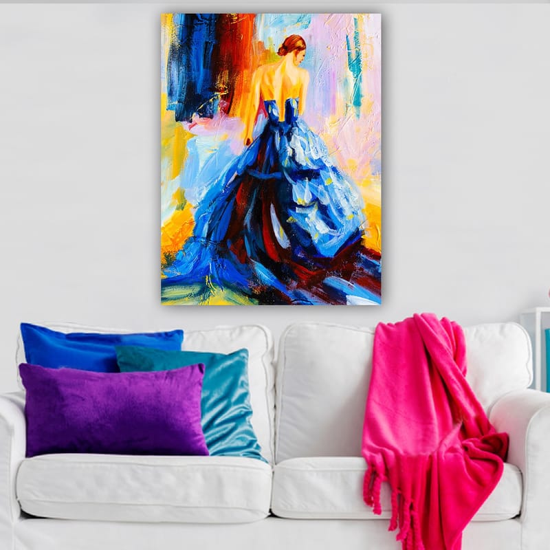 Dekorativ Canvastavla 70x100 cm - Flerfärgad - Inredning - Tavlor & konst - Canvastavlor