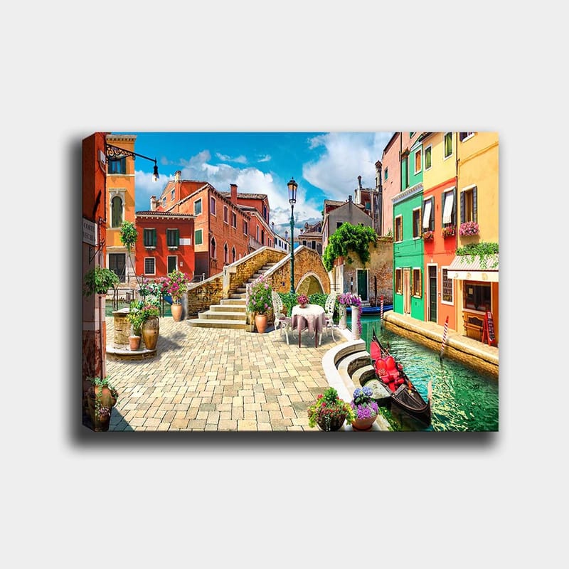 Dekorativ Canvastavla 70x100 cm - Flerfärgad - Inredning - Tavlor & konst - Canvastavlor