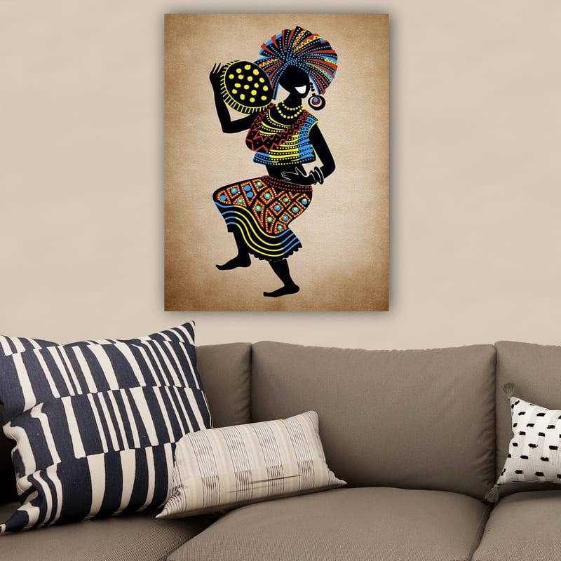 Dekorativ Canvastavla 70x100 cm - Flerfärgad - Inredning - Tavlor & konst - Canvastavlor