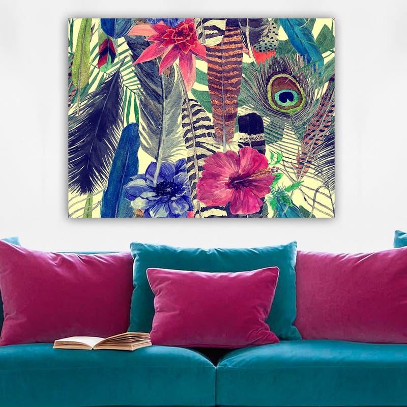 Dekorativ Canvastavla 70x100 cm - Flerfärgad - Inredning - Tavlor & konst - Canvastavlor