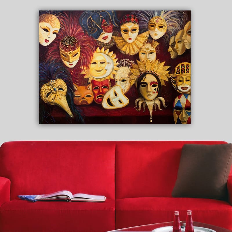 Dekorativ Canvastavla 70x100 cm - Flerfärgad - Inredning - Tavlor & konst - Canvastavlor