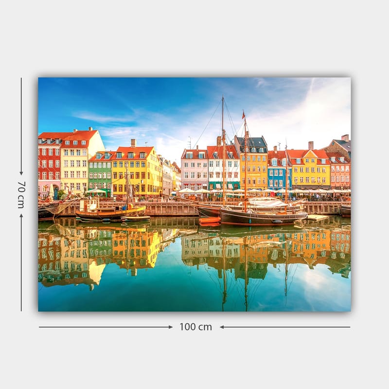 Dekorativ Canvastavla 70x100 cm - Flerfärgad - Inredning - Tavlor & konst - Canvastavlor