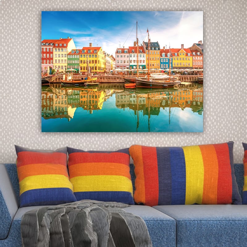 Dekorativ Canvastavla 70x100 cm - Flerfärgad - Inredning - Tavlor & konst - Canvastavlor