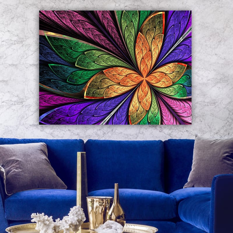 Dekorativ Canvastavla 70x100 cm - Flerfärgad - Inredning - Tavlor & konst - Canvastavlor