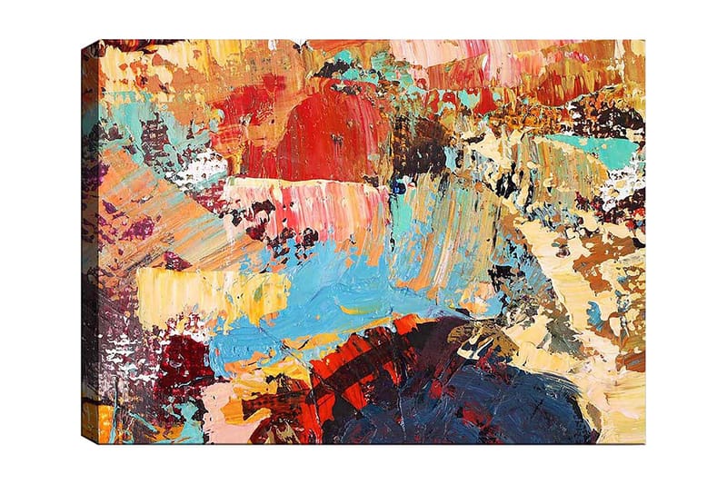 Dekorativ Canvastavla 70x100 cm - Flerfärgad - Inredning - Tavlor & konst - Canvastavlor